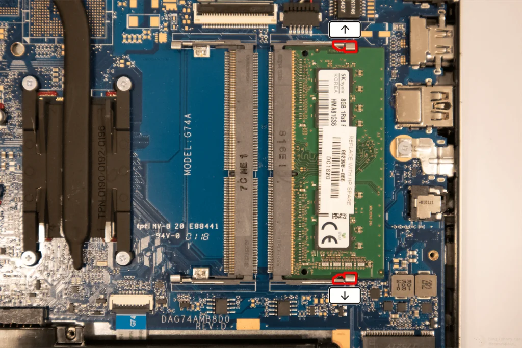 HP Pavilion 15-cc111TUのメモリ、ストレージ換装・増設手順 – あの角