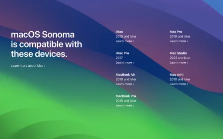米Apple、「macOS 14 Sonoma」を発表 インストールできるモデルは？