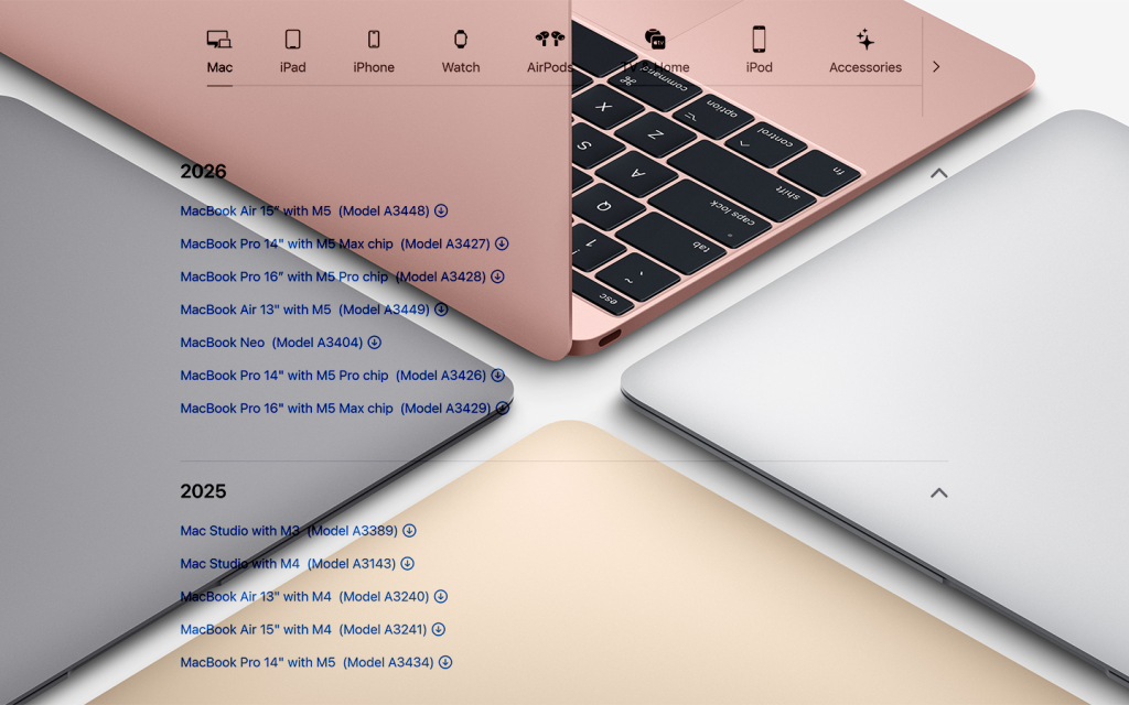 Apple、低価格版MacBookと噂されるモデル名を誤って公開か 謎の「MacBook Neo」がEU向け規制関連ページに一瞬表示